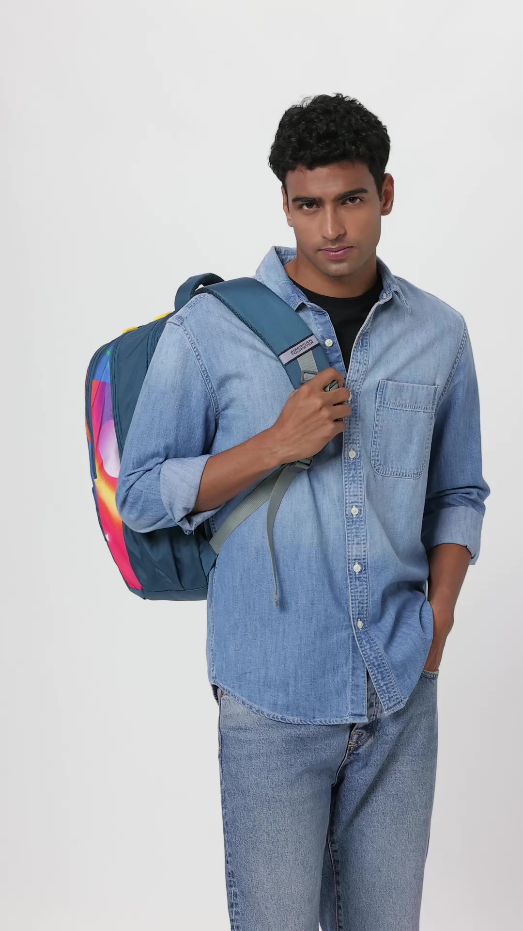 Buy American Tourister Quad 3.0 Style 01 | 33.5L Backpack | School